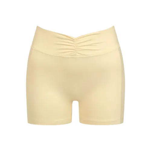 OH POLLY Лимон Вересковый серый Женские Спортивные шорты