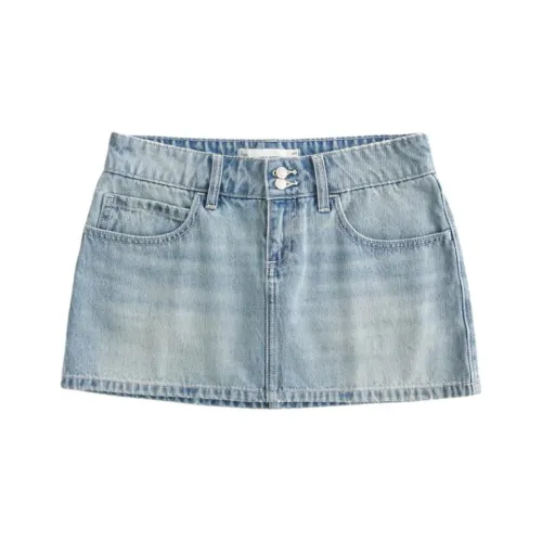 Hollister Джинсовые короткие юбки Женские