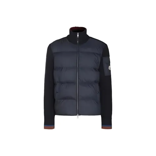 Moncler Пуховик Мужской Ночной Синий