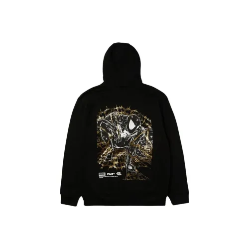 HUF MARVEL Spider Man, Коллаборация Черный Унисекс Свитшоты