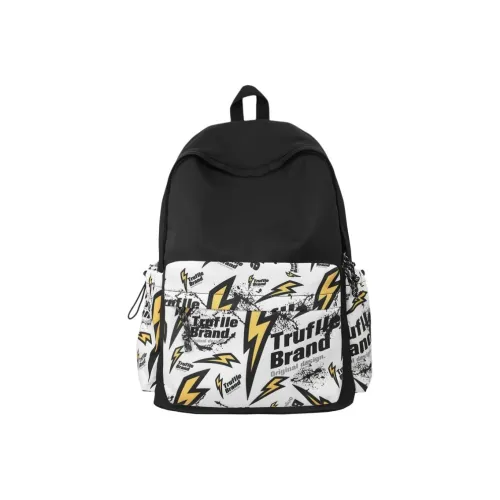 ZKHE Нейлоновый рюкзак стандартный граффити кленовый желтый молния зеленый граффити этнический стиль тотем