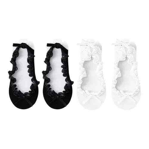 Lan Miao No Show Носки Женские Сумка для покупок 4 шт