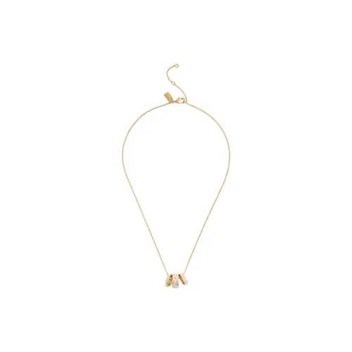 COACH Эмаль Ожерелья Женские Розовый