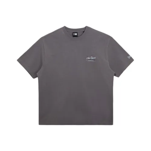 New Era Темно-серый Унисекс T-рубашки