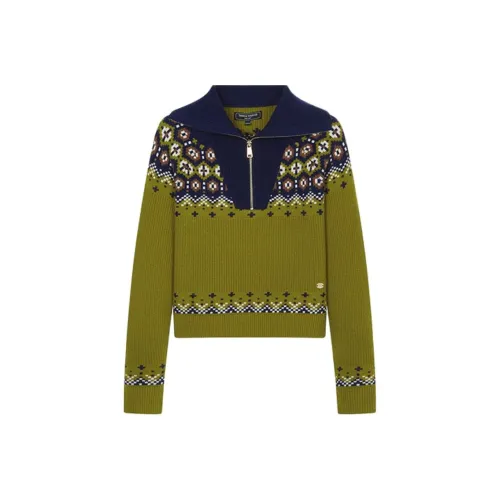 Teenie Weenie Оливково-зеленый Женский Трикотаж