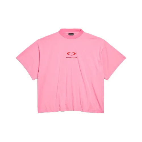 Balenciaga FW25 Рукав с оборванным плечом T-рубашка Женская