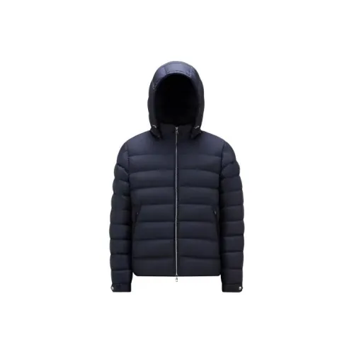 Moncler Пуховик Мужской Ночной Синий