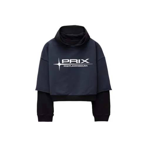 PRIX Синий Черный Мужские Свитшоты
