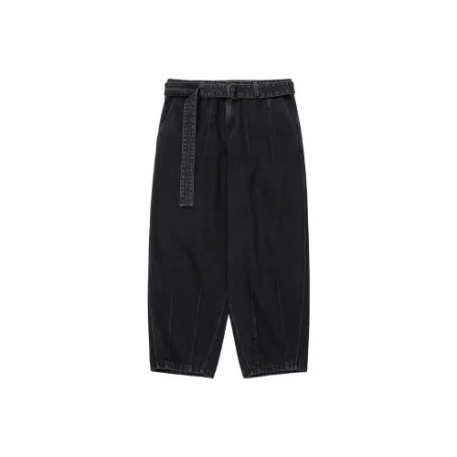 AJOBYAJO Мужские черные джинсы