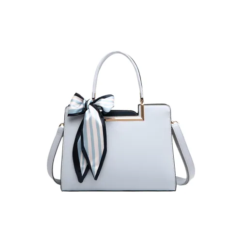 TTaG．baG Microfiber Synthetic Leather Bag Women's Light Blue