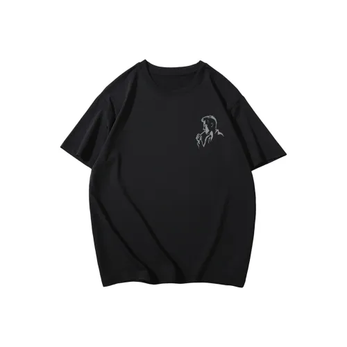 QEWBG Короткий рукав T-рубашки унисекс