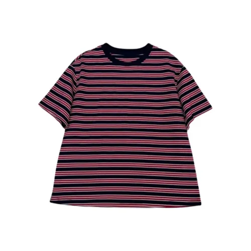 Ning Cai Yuer Полосы Женские T-рубашки