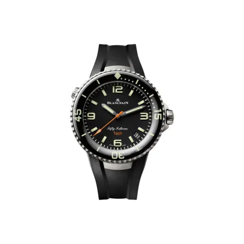 BLANCPAIN Автоматический Механический Часы Мужские FIFTY FATHOMS 45 мм Черные