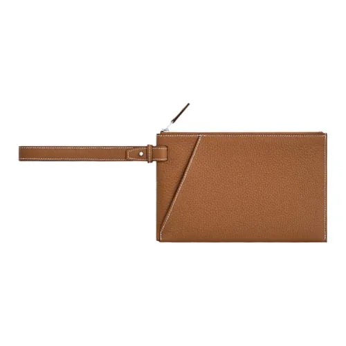 HERMES Cabavertige Мужской 37 Золотисто-коричневый