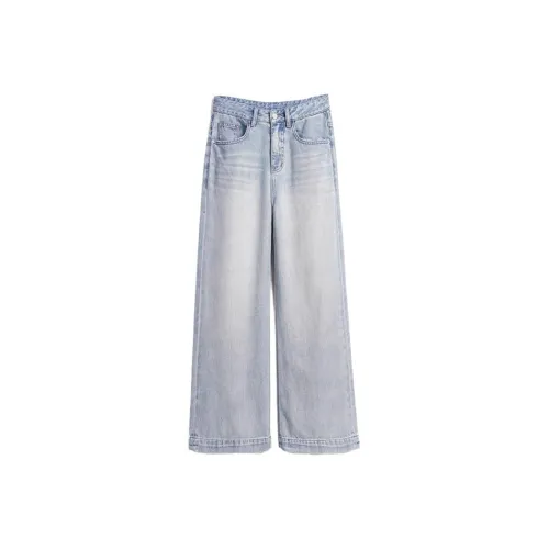 POWXV Светло-Синие Женские Джинсы