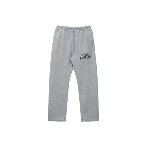 PRIX Серые Мужские Вязаные Спортивные Штаны