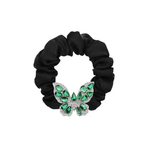 ROYALSASA Полиэстер Искусственный кристалл Резинка для волос Женская