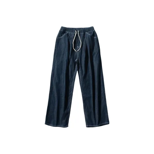 ASEDE Темно-синий Унисекс Джинсы