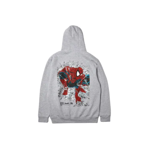 HUF MARVEL Spider Man, Коллаборация Серый Унисекс Свитшоты
