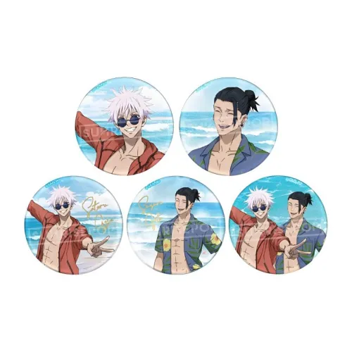 SUNRISEPOP Магическая битва Сатору Годзо Summer Beach у реки Gojo Значки