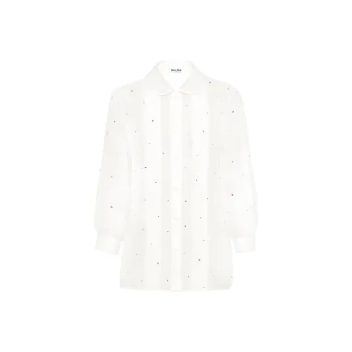 MIU MIU Белые Женские Рубашки