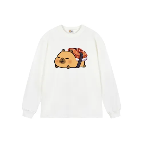 KAPIBALAXIAOHUANGTUN Белый Унисекс T-рубашки