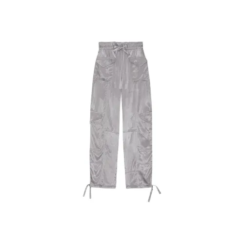 GANNI Карго Брюки Женские Морозный Серый