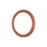 Рамка из металла + закаленное стекло для защиты экрана [заокругленные углы, апельсин]