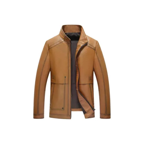 Beast King Натуральная кожа Тонкая мужская куртка