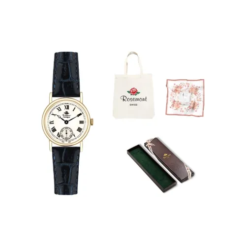 Rosemont Кварцевый механизм Женские часы Желтый циферблат