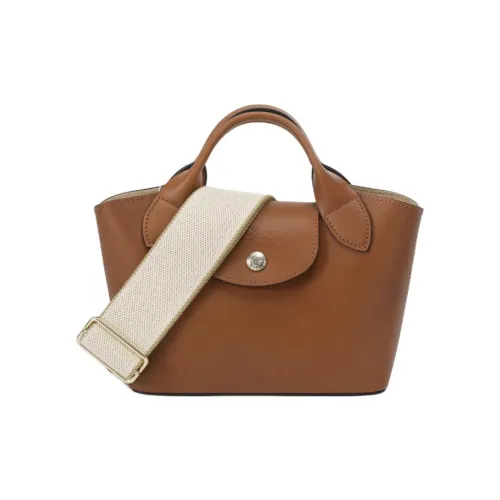 LONGCHAMP Épure Телячья кожа Пельменная сумка Сумка через плечо Сумка мини Женская Коричневая