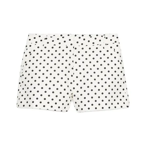 ZARA Белый/Черный Женские Повседневные Шорты