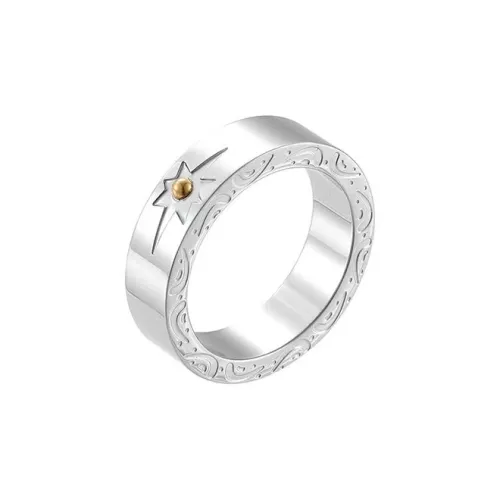 Quarqor Кольца из титана и стали Унисекс