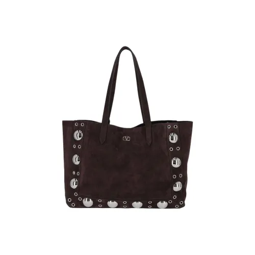 Valentino Garavani Кожа Тоут Сумка Плечевая Сумка Средняя Унисекс Коричневый