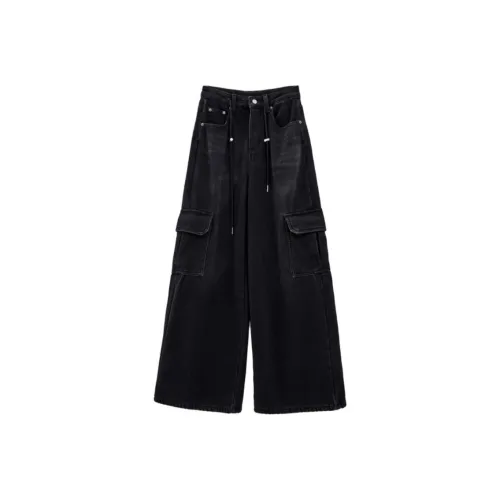 DANCANG Черные Женские Джинсы