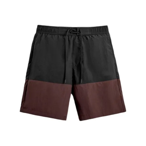 ZARA Мужские черные плавательные шорты