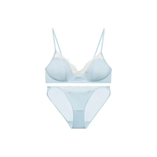 FREELASS Детский синий утепленный женский комплект нижнего белья