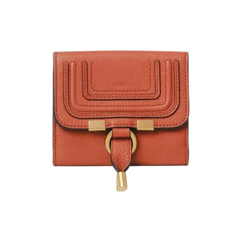Chloe Marcie Телячья кожа с текстурой Кошелек Женский Оранжевый