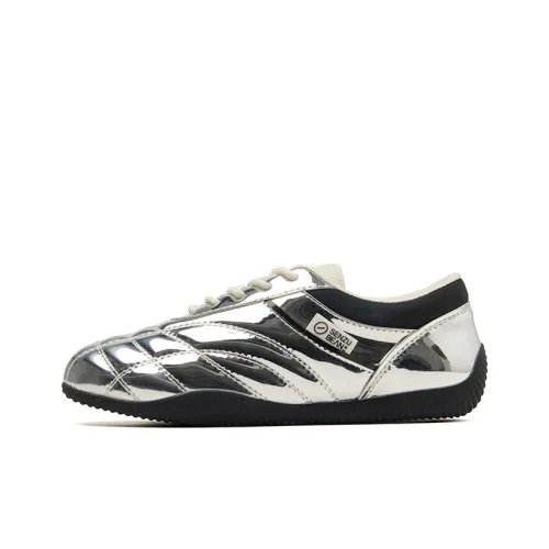 Senzubean Slip-resistant Abrasion-resistant Low Top Casual Unisex Space Silver Сензубеан Противоскользящий Устойчивый к истиранию Низкий Топ Повседневный Унисекс Космический Серебряный