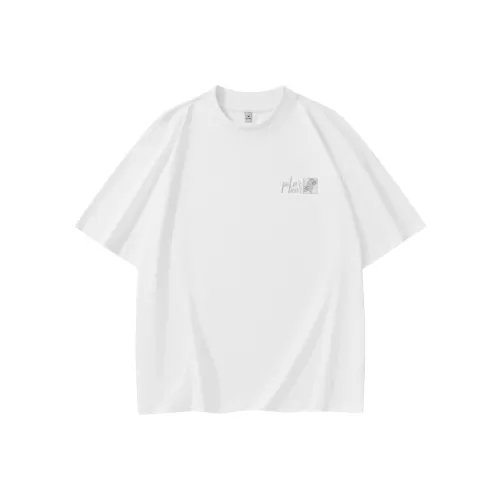 Белый медведь Короткий рукав T-рубашки Унисекс