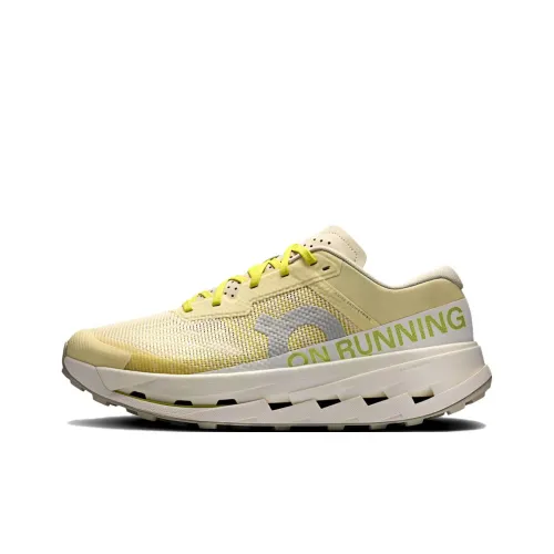 On Abrasion Resistant Breathable And Quick-Drying Women's Yellow Running Shoes