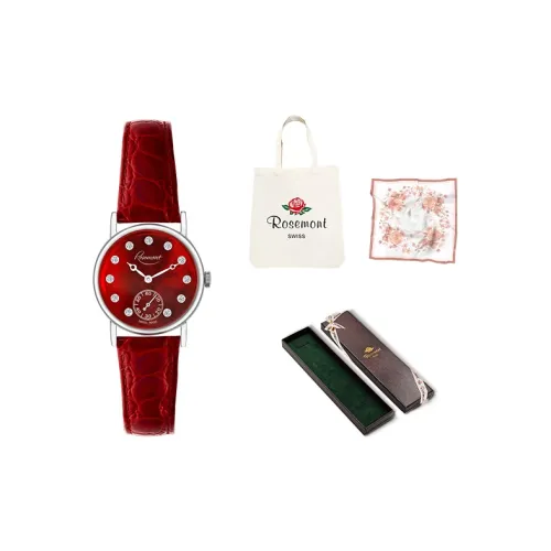 Rosemont Кварцевый механизм Женские часы на запястье корпус из нержавеющей стали цвет циферблата жемчужная раковина