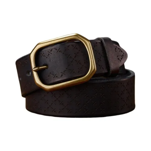 Devanro Ремни из коровьей кожи мужской 3,8 см