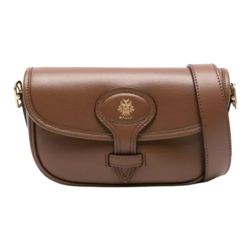 BALLY Beckett Телячья кожа Сумка через плечо Женская Коричневая