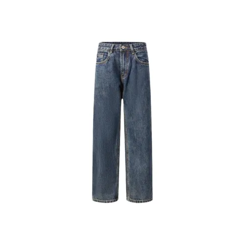 JINDUN Сапфир Синий Стандартный Мужской Джинсы