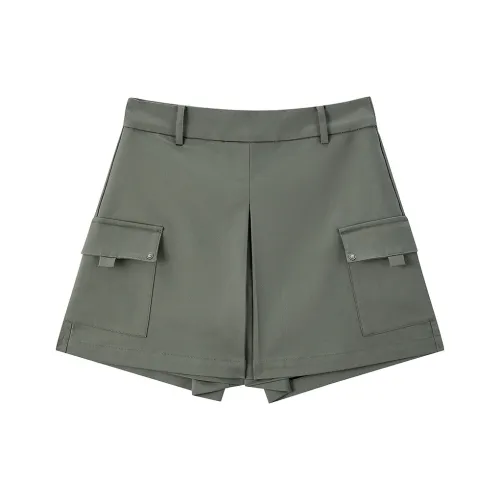 LEDIN Charcoal Gray Женские Повседневные Шорты