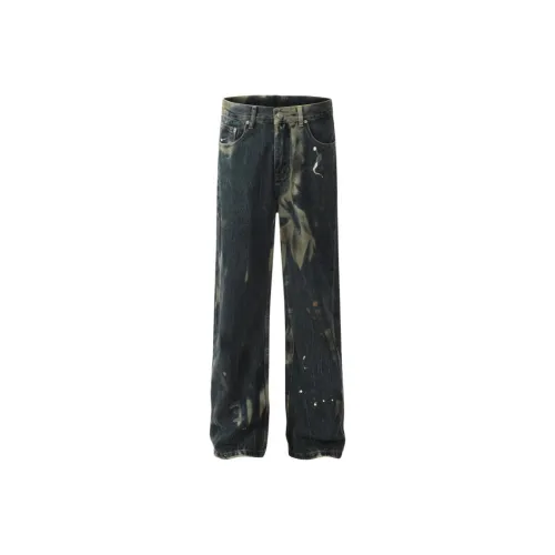 SINKACME Темно-синий Мужские Джинсы