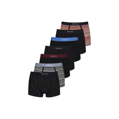 Paul Smith 7 упаковка Красный+Красный+Синий Черный+Морской Синий+Черный+Красный+Серый+Многоцветный Мужские боксер-шорты