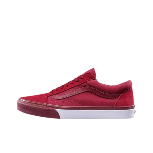 Vans Old Skool Скейтборд Кроссовки Унисекс Красный