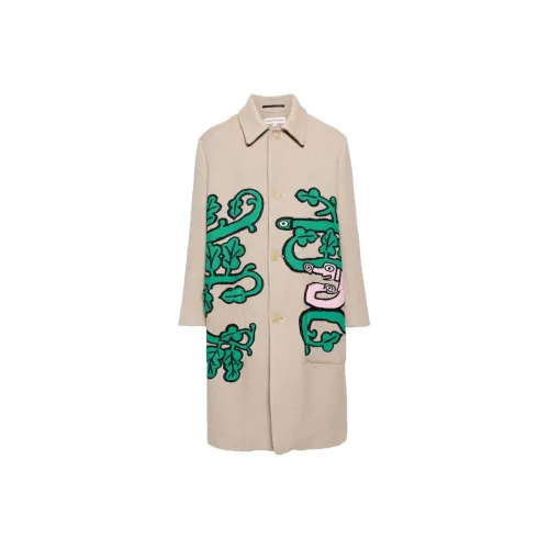 WALTER VAN BEIRENDONCK Коричневое Женское Пальто